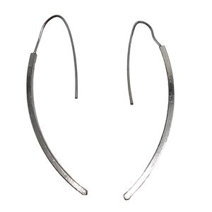 Elegant Silver Hook Earrings
